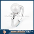 china manufacturer 925 sterling slver unique vintage pearl engagement ring
